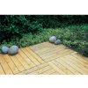 Homebase Garden Decking | Forest Patio Deck Tile - 90 X 90Cm