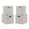 Homebase Cube Storage | Clever Cube Inserts - Set Of 4 - Taupe