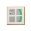 Homebase Photo Frames | Box Photo Frame Multi Aperture - 30X30Cm - Oak