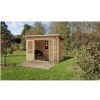 Homebase Garden Buildings | Harwood 3.0M X 2.0M Log Cabin 24Kg Felt No Underlay