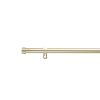 Homebase Curtain Poles & Tracks | Gold Extendable Eyelet Curtain Pole With Stud Finial - 120-210Cm (Dia 16/19Mm)