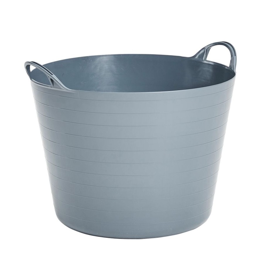 Homebase Storage Containers | Strata Tuff Tub - 14L - Storm Grey