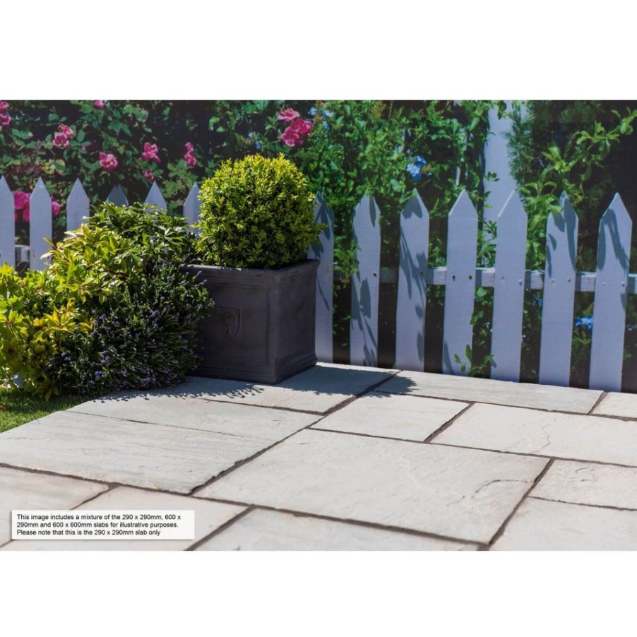 Homebase Paving Stones & Slabs | Stylish Stone Natural Sandstone 290 X 290Mm Lakefell - 1 Slab