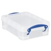 Homebase Storage Containers | Really Useful Storage Box - 1.75L - Clear