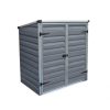 Homebase Garden Sheds | Palram - Canopia Voyager Pent Shed - Dark Grey