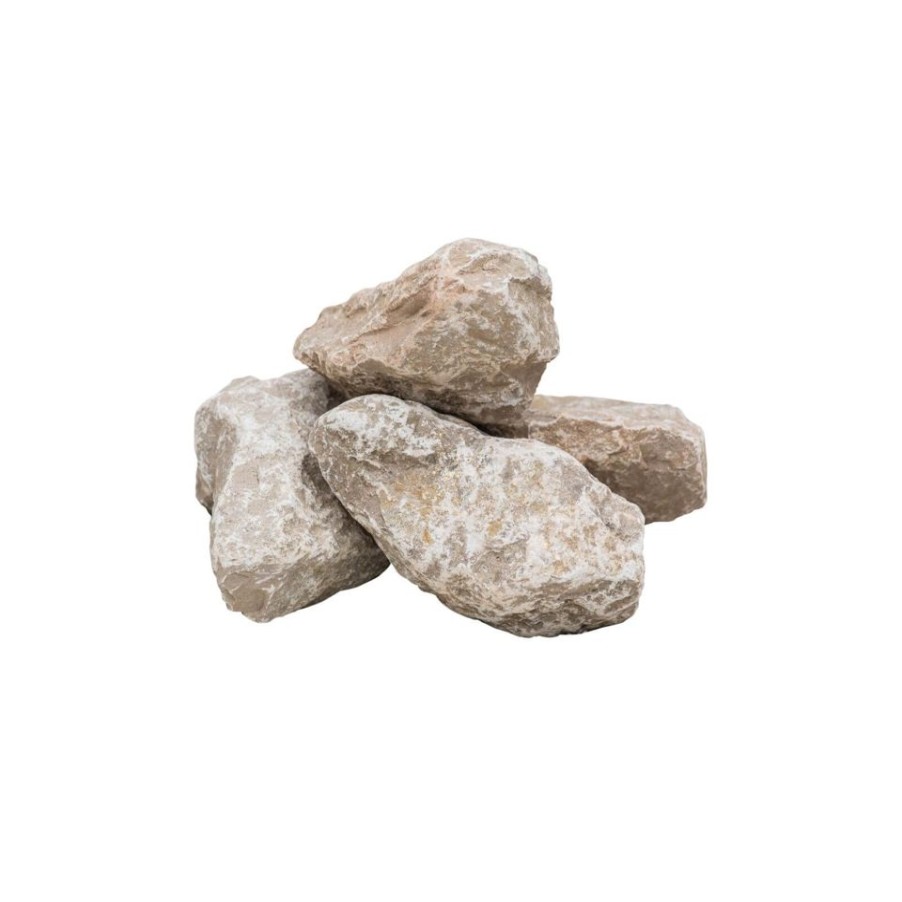 Homebase Decorative Stone, Gravel & Chippings | Stylish Stone Highland Grey Rockery - Full Crate (80 Pieces)