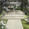 Homebase Outdoor Garden Tiles | House Of Mosaics Sandstone Matt Stone Effect Porcelain Outdoor Tiles 60 X 60Cm - Pack Of 2