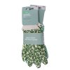 Homebase Garden Hand Tools | Homebase Patterned Grip Gloves - 2 Pack - Medium