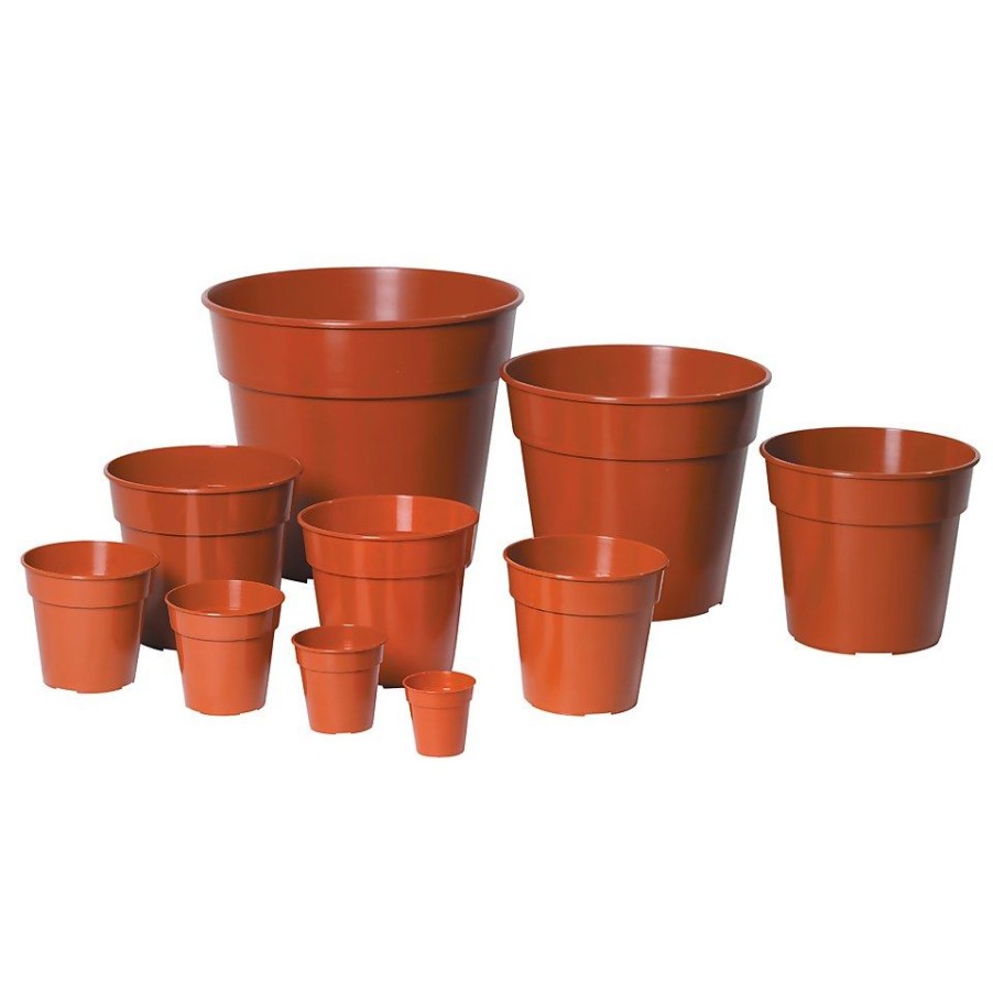 Homebase Plant Pots | Plastic Terracotta Flower Pot - 30.5Cm