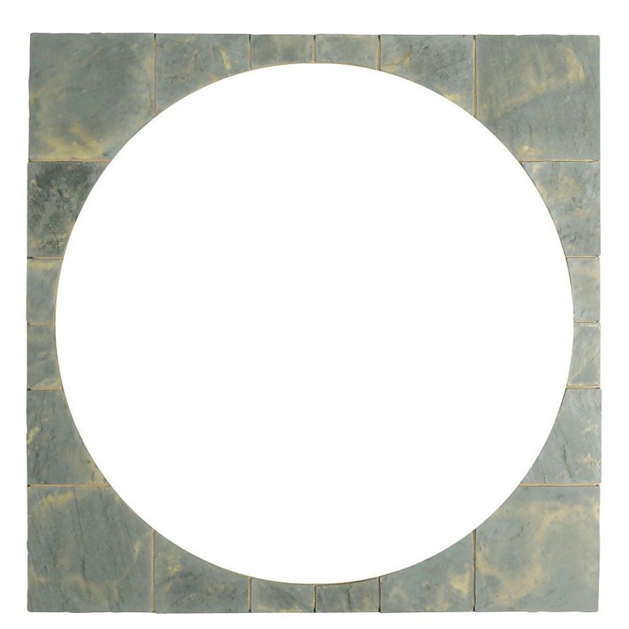 Homebase Paving Stones & Slabs | Stylish Stone Chantry Circle Squaring Off Kit 2.4M - Antique