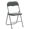 Homebase Dining Room Furniture | Folding Chair - Dark Grey