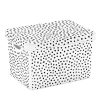 Homebase Storage Containers | Curver Stockholm Dalmation Deco Storage Box - 22L