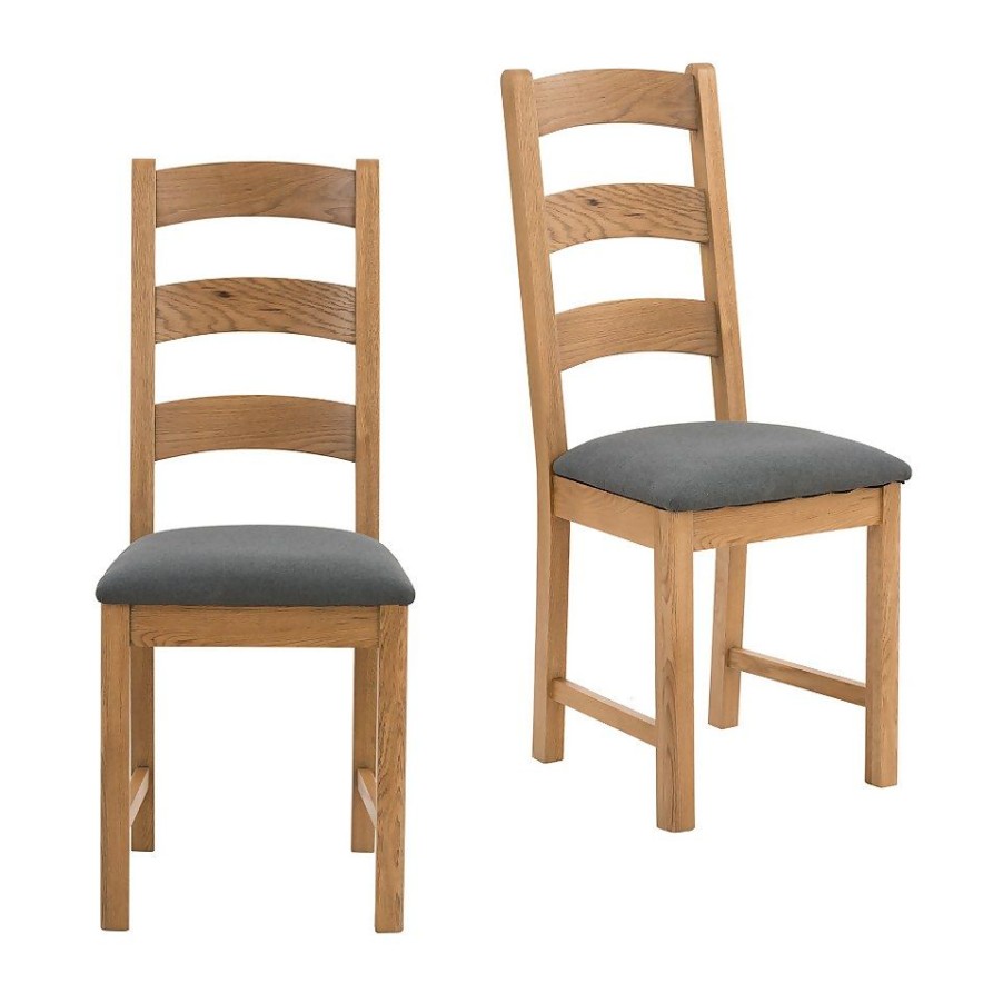 Homebase Dining Room Furniture | Norbury Dining Chair - Set Of 2 - Oak