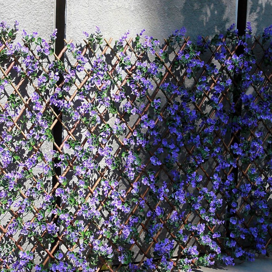 Homebase Trellis | Faux Leaf Trellis 90X180Cm - Lilac