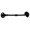 Homebase Garden Fencing | Decorative Cabin Hook - Black - 152Mm