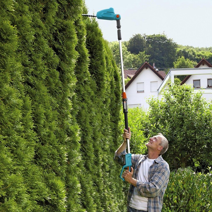 Homebase Hedge Trimmers | Gardena Telescopic Cordless 18V Hedge Trimmer