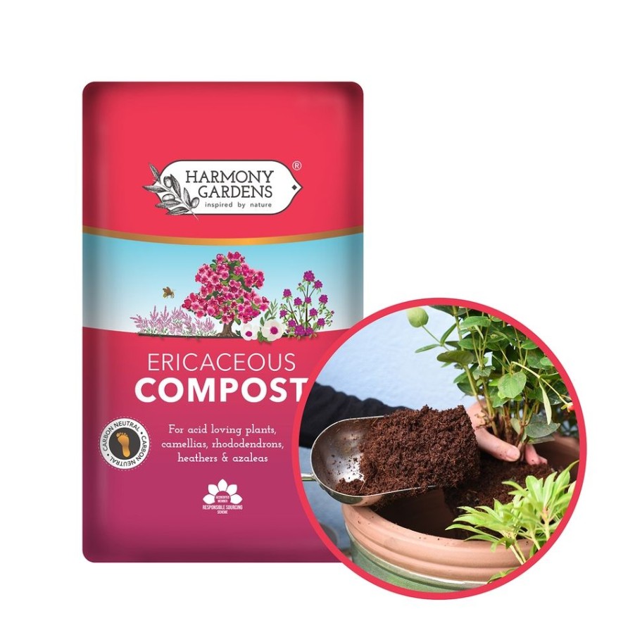 Homebase Compost | Harmony Gardens Ericaceous Compost - 40L