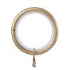 Homebase Curtain Poles & Tracks | Pack Of 6 Antique Brass Lined Metal Curtain Rings (Dia 16/19Mm)