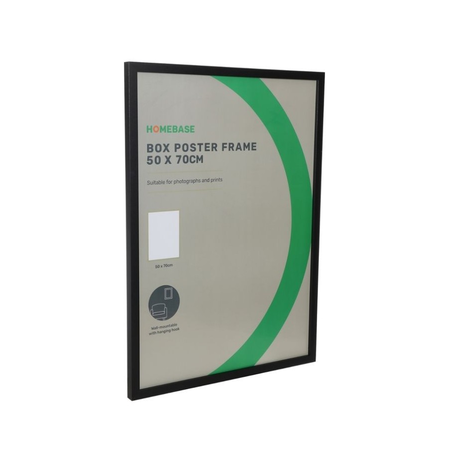 Homebase Photo Frames | Box Poster Frame - 50X70Cm - Black