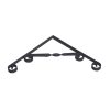 Homebase Shelving Brackets | Scroll Bracket - Black - 150X150Mm