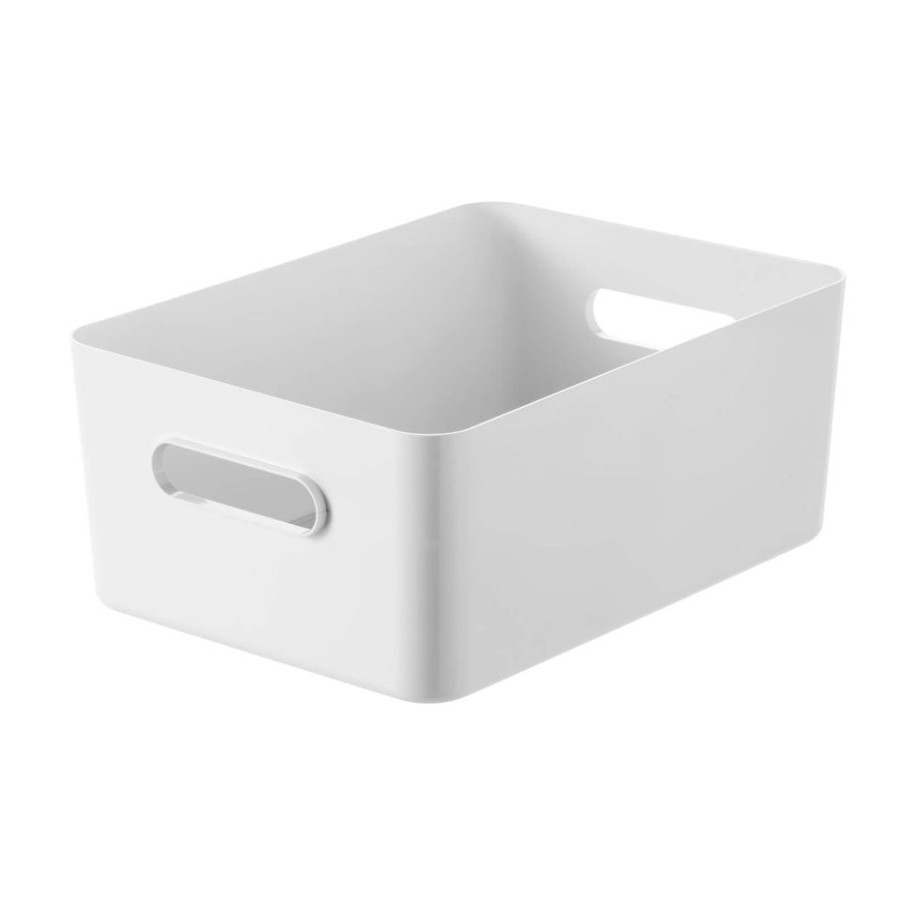 Homebase Storage Containers | Smartstore Compact L Box - White