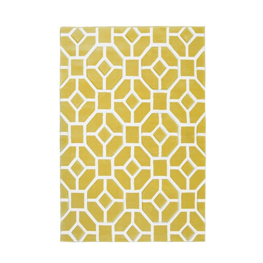 Homebase Rugs | Daytona Gorton Rug - Ochre - 160X230Cm