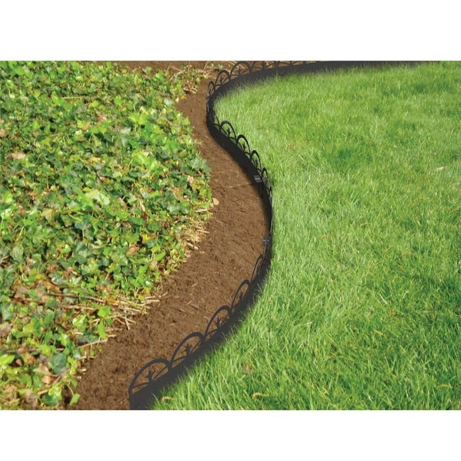 Homebase Lawn & Garden Edging | Finial Landscape Edging Kit - 20 X 91Cm