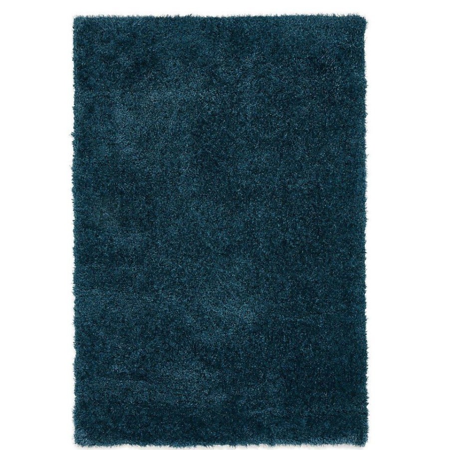 Homebase Rugs | Ivy Shaggy Rug - Teal - 120X170Cm