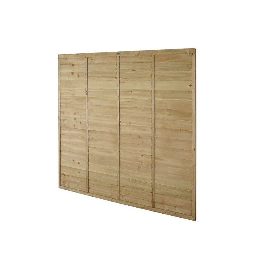 Homebase Garden Fencing | 6Ft X 6Ft (1.83M X 1.83M) Pressure Treated Superlap Fence Panel - Pack Of 3 (Home Delivery)