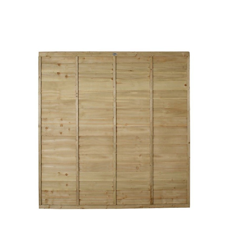 Homebase Garden Fencing | 6Ft X 6Ft (1.83M X 1.83M) Pressure Treated Superlap Fence Panel - Pack Of 3 (Home Delivery)