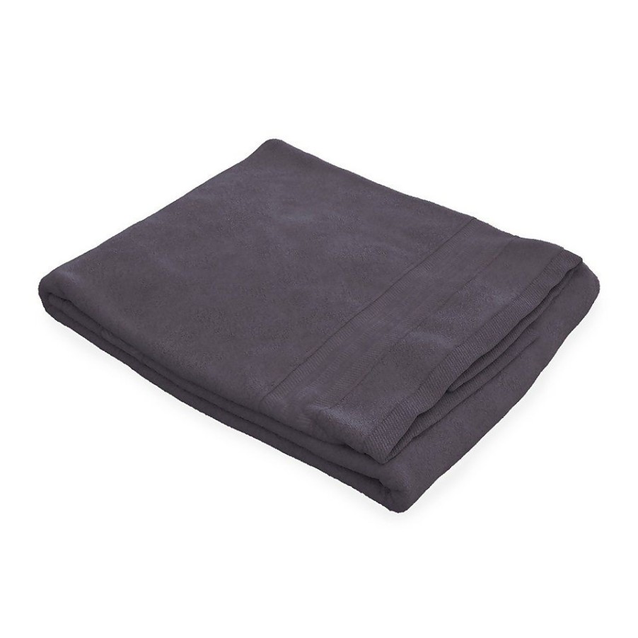 Homebase Bath Towels & Mats | Homebase Edit Bath Sheet - Charcoal - 90X150Cm