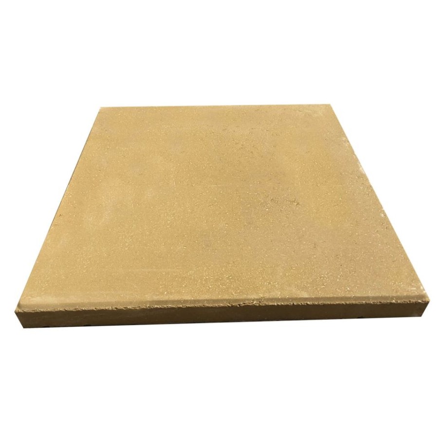 Homebase Paving Stones & Slabs | Stylish Stone Hereford Paving Smooth 450 X 450Mm Gold - 1 Slab