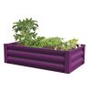 Homebase Garden Planters | Panacea Steel Raised Garden Planter - Purple