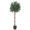 Homebase Artificial Plants | Artificial Pyramid Bay Tree - 120Cm