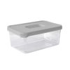 Homebase Storage Containers | Plastic Storage Container - 1.1L - Grey