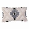 Homebase Storage & Home Deals | Tufted Geometric Cushion Grey 30X50Cm