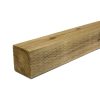 Homebase Garden Fencing | Metsa Fence Post Incised Green Wood Fencing Support 2.4M (75 X 75 X 2400Mm)