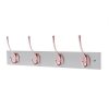 Homebase Hallway Furniture | 4 Victorian Rose Gold Hooks On Dove Bloc Board