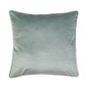 Homebase Cushions | Large Plain Velvet Cushion - Sage Green - 58X58Cm