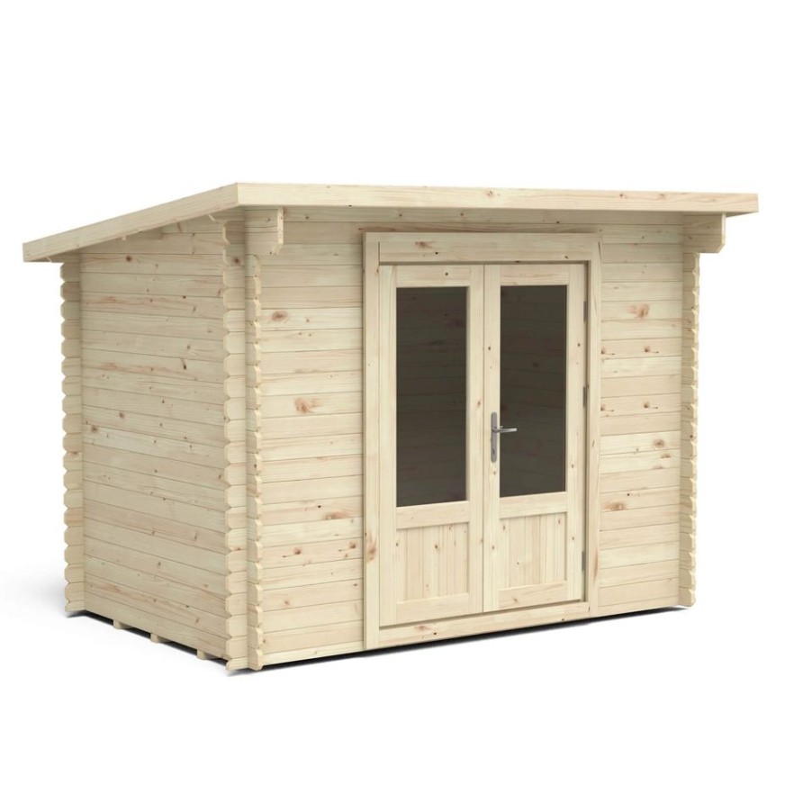 Homebase Garden Buildings | Harwood 3.0M X 2.0M Log Cabin 24Kg Felt Plus Underlay