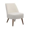 Homebase Chairs | Toby Boucle Accent Chair - Cream