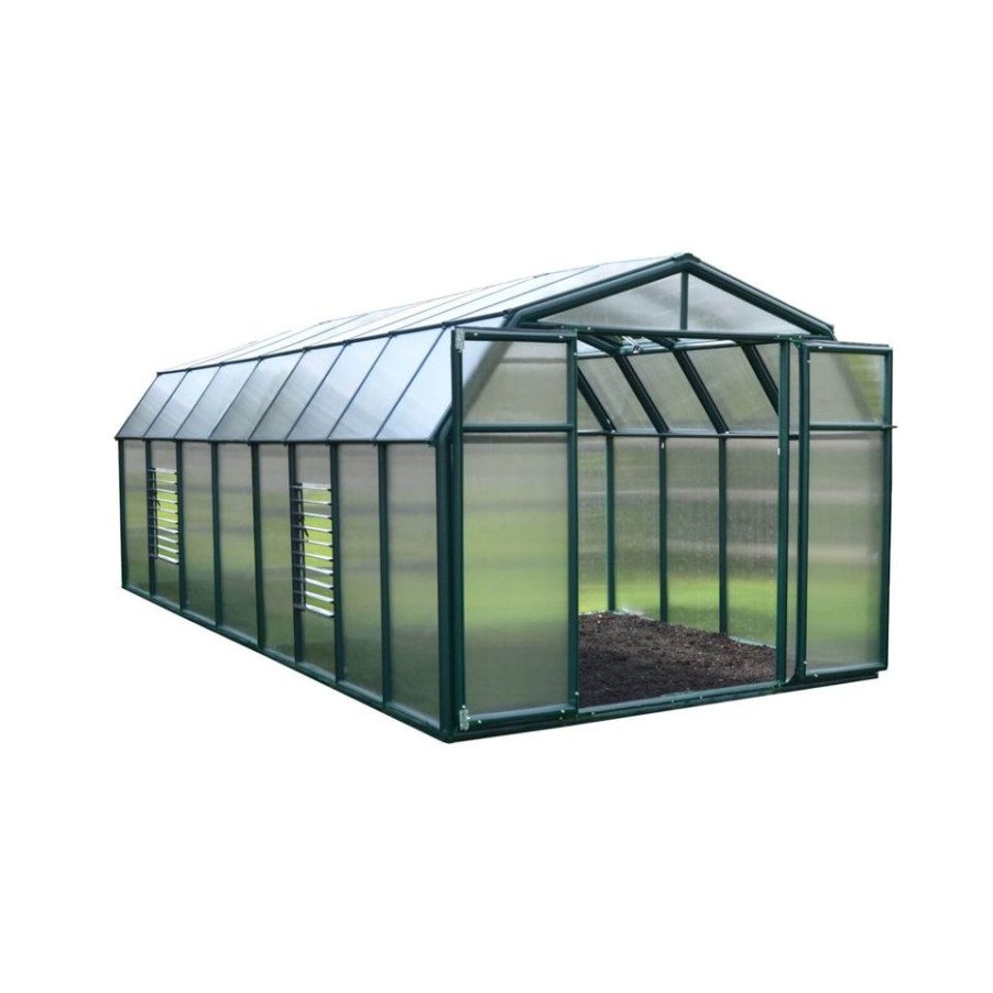 Homebase Greenhouses | Palram 8 X 16Ftcanopia Hobby Gardener Greenhouse - Green