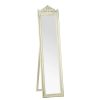 Homebase Mirrors | Cheval Mirror - Cream Gold