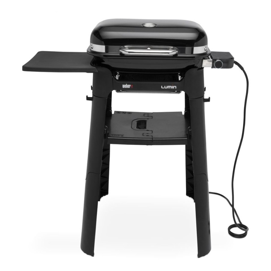 Homebase Bbqs | Weber Lumin Compact Electric Bbq With Stand - Black