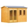 Homebase Garden Buildings | Shire 10 X 7Ft Double Door Garden Office - Including Installation