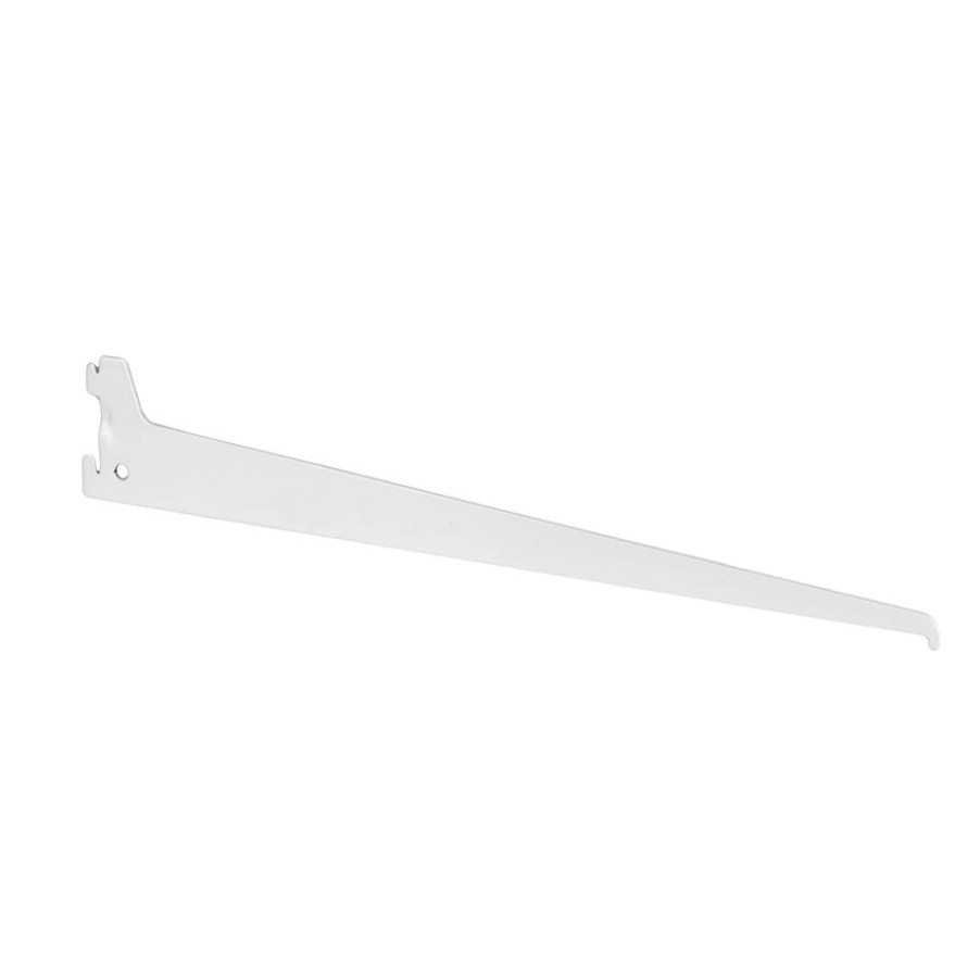 Homebase Shelving Brackets | Single Bracket - White - 400Mm