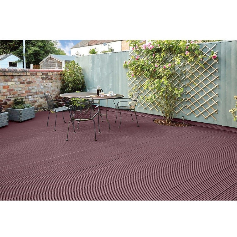 Homebase Garden Decking | Ronseal Ultimate Protection Decking Paint Bramble - 2.5L