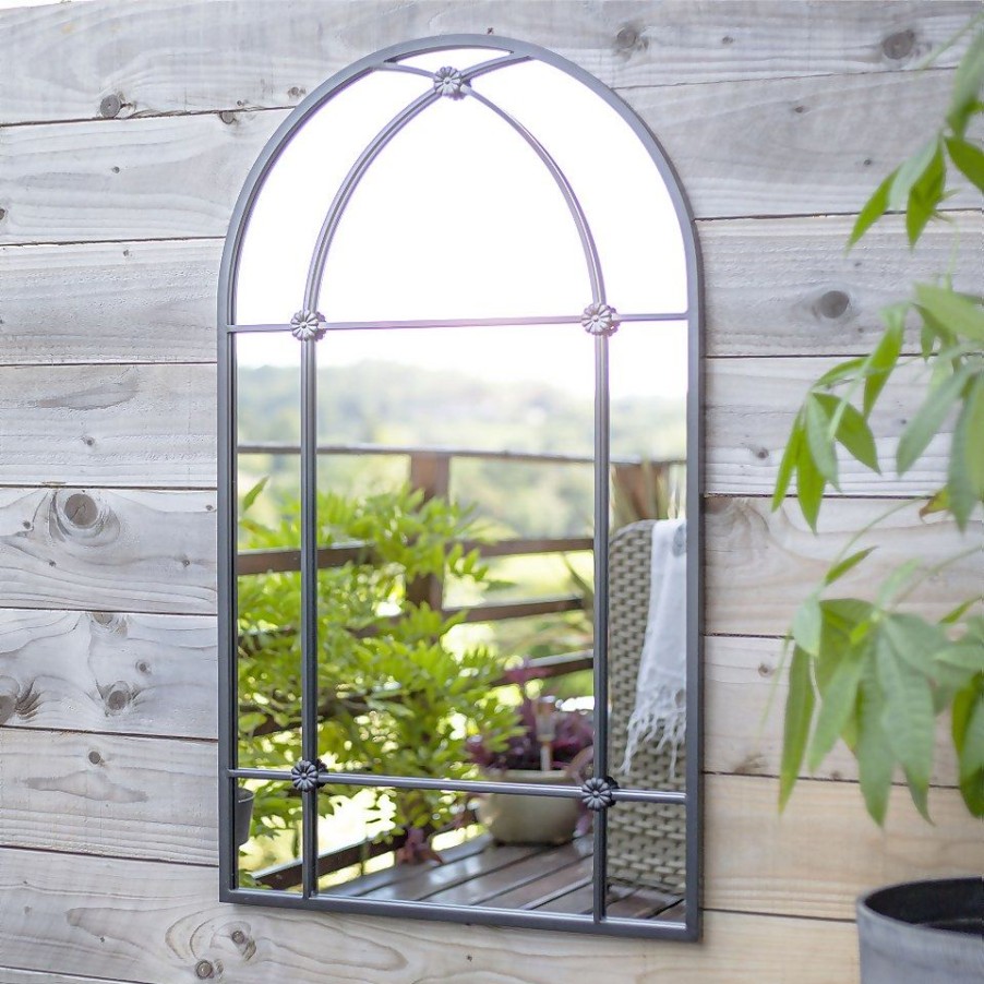 Homebase Mirrors | Arundel Outdoor Garden Mirror - 100Cm