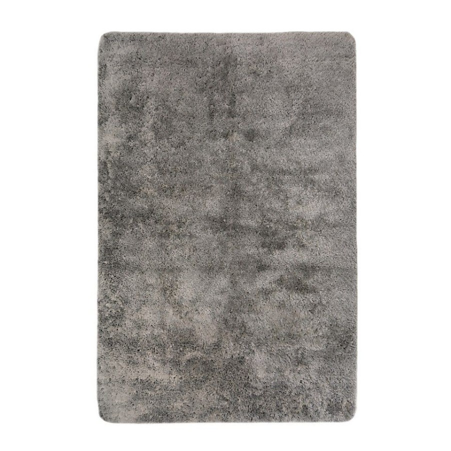 Homebase Rugs | Soft Washable Rug - Grey - 140X200Cm