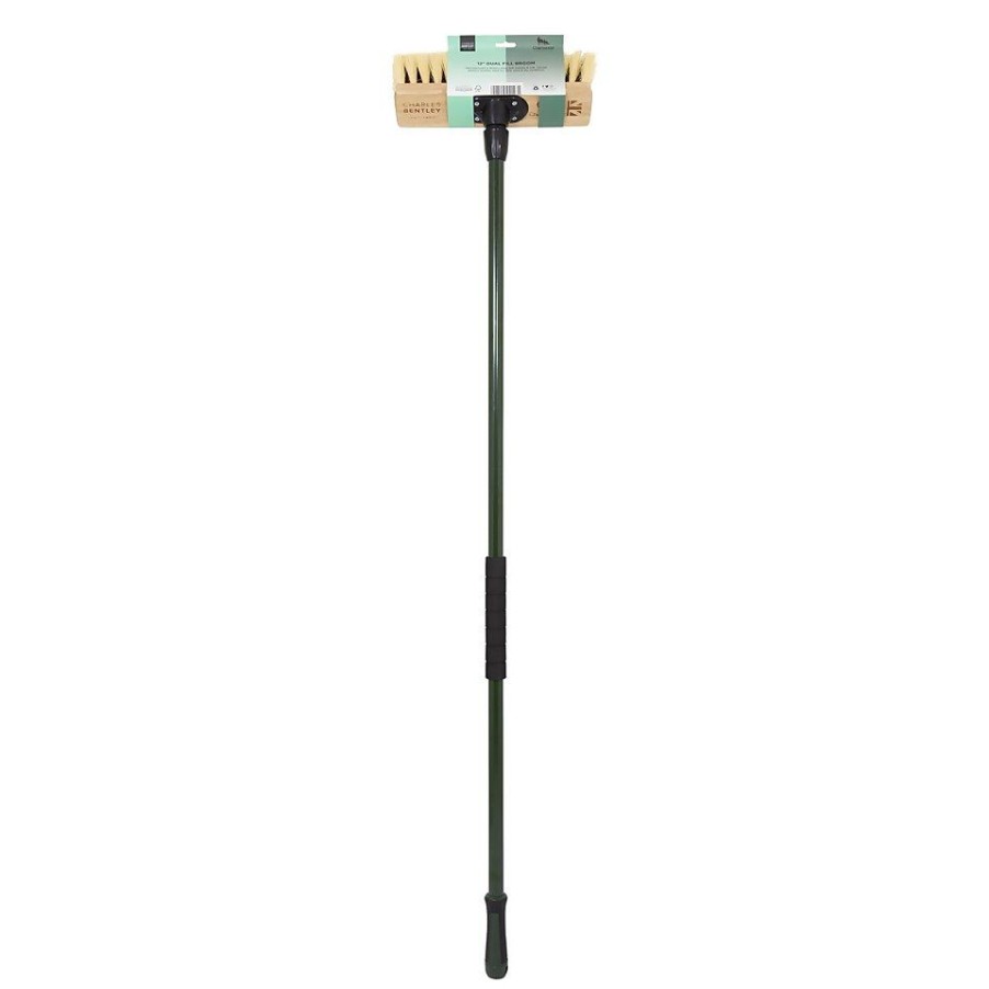 Homebase Garden Hand Tools | Charles Bentley Charnwood Dual Fill Wooden Broom - 300Mm